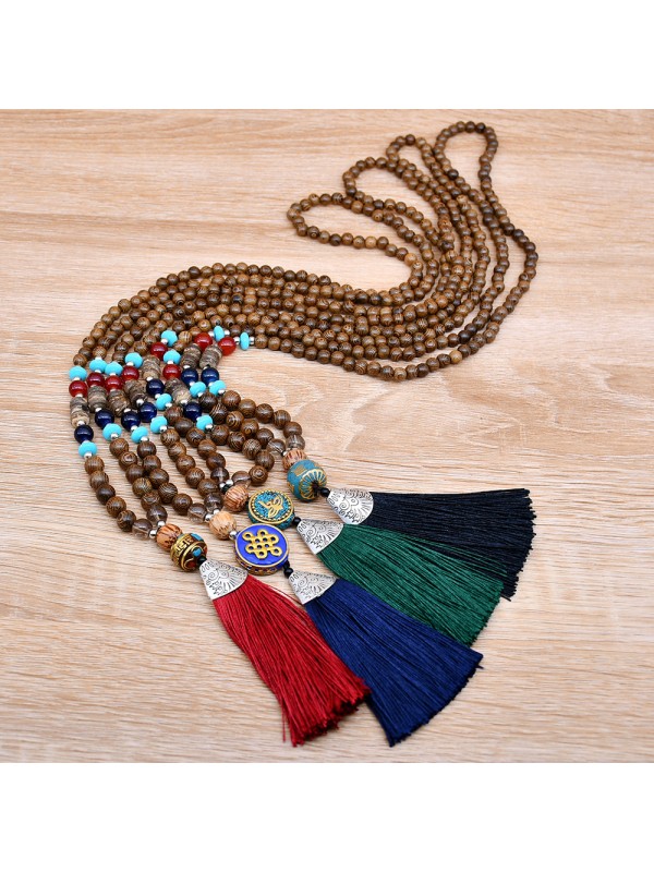 Beads accessories national style necklace