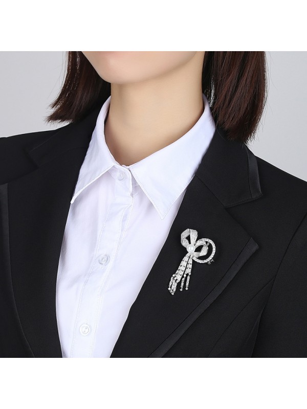 Zircon fashion brooch Korean style accessories for women