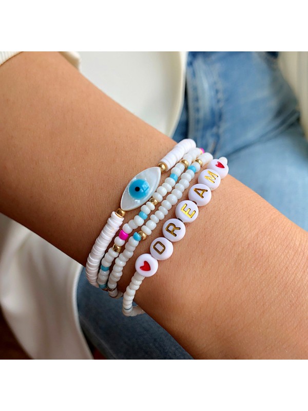 Bohemian style letters accessories splice bracelets
