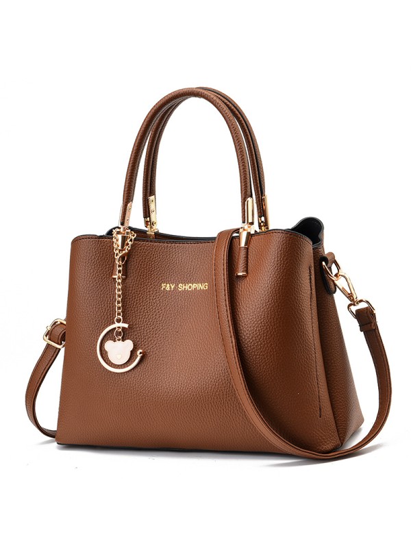 Autumn high capacity shoulder bag middle-aged handbag for women