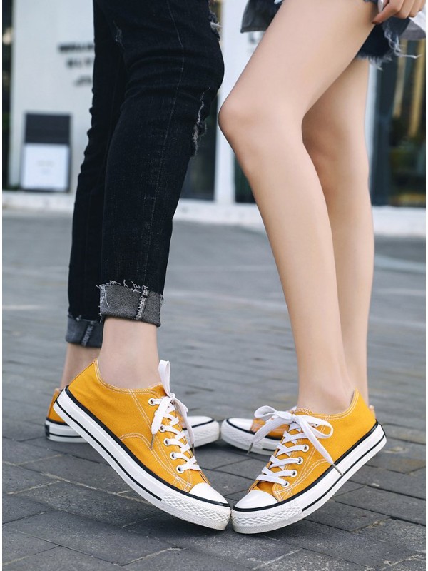 Low student classic cloth shoes couples Casual board shoes