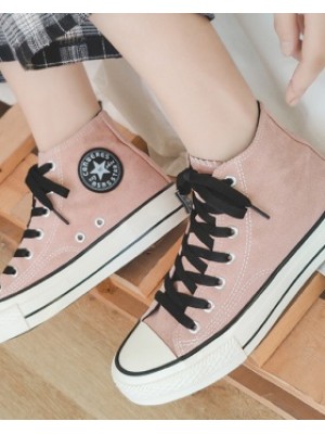 Fashion high-heeled canvas shoes spring shoes